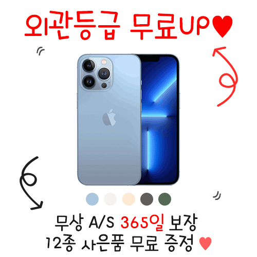 [12종 사은품 증정]아이폰 13 Pro